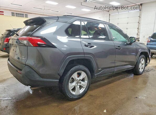 4T3LWRFVXMU023211 2021 TOYOTA RAV4 Gray Trasero derecho