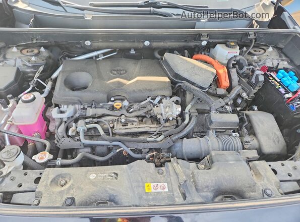 4T3LWRFVXNU076993 2022 TOYOTA RAV4 Black Вид задньої частини салону