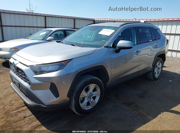 4T3MWRFV2MU037432 2021 TOYOTA RAV4 HYBRID Silver Front left