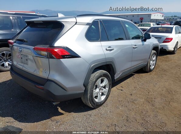 4T3MWRFV2MU037432 2021 TOYOTA RAV4 HYBRID Silver Rear right