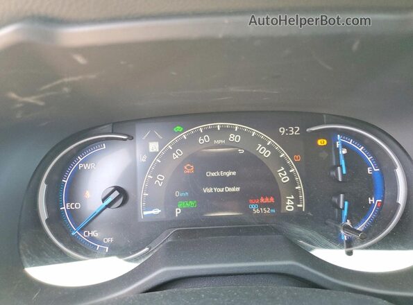 4T3MWRFV4RU134994 2024 TOYOTA RAV4 Серебряный Вид щитка приборов