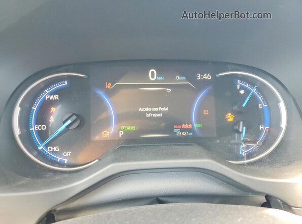 4T3MWRFV4RU147700 2024 TOYOTA RAV4 Gray Вид щитка приладів