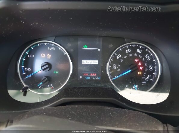 4T3MWRFV6NU069415 2022 TOYOTA RAV4 HYBRID Gray Vista de los asientos traseros