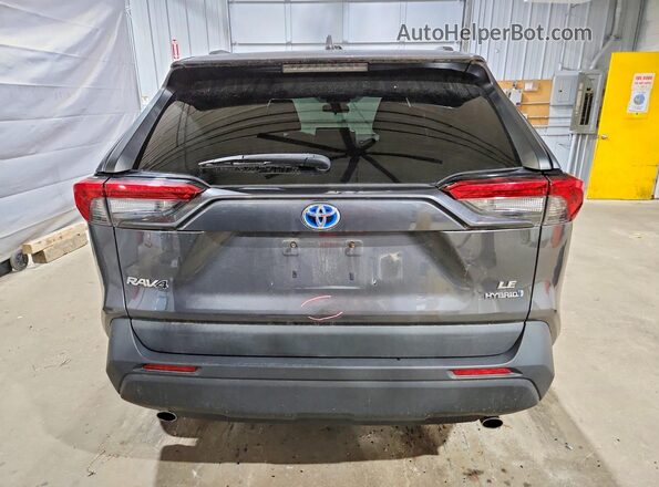 4T3MWRFV8MU030727 2021 TOYOTA RAV4 Gray Widok z tyłu