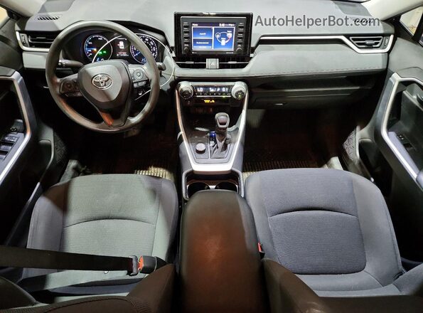 4T3MWRFV8MU030727 2021 TOYOTA RAV4 Gray Widok deski rozdzielczej