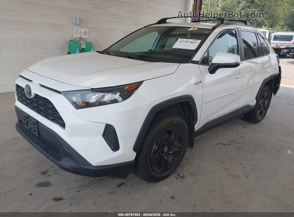 4T3MWRFV8MU038620 2021 TOYOTA RAV4 HYBRID White Front left