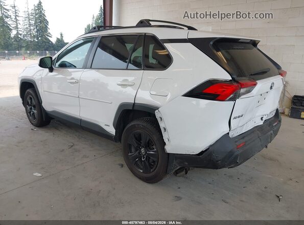4T3MWRFV8MU038620 2021 TOYOTA RAV4 HYBRID White Rear left