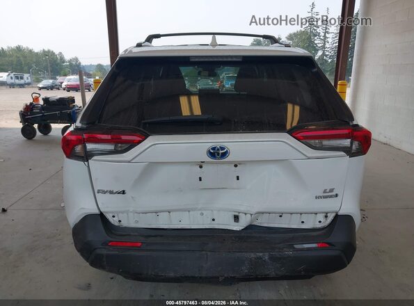 4T3MWRFV8MU038620 2021 TOYOTA RAV4 HYBRID White 