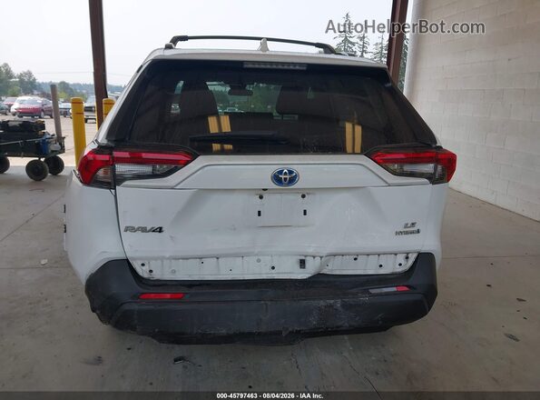 4T3MWRFV8MU038620 2021 TOYOTA RAV4 HYBRID White Front view