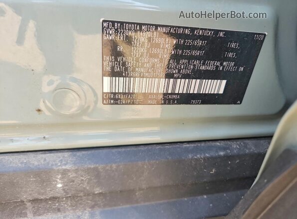 4T3R6RFV1MU017582 2021 TOYOTA RAV4 Gray Vista del compartimento del motor