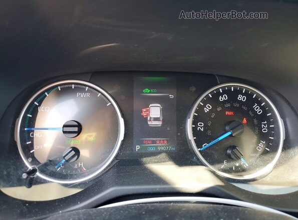 4T3R6RFV2MU027523 2021 TOYOTA RAV4 Black Սարքավորումների վահանակի տեսք