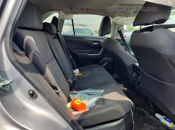 4T3R6RFV3MU016241 2021 TOYOTA RAV4 Silver Вид задньої частини салону