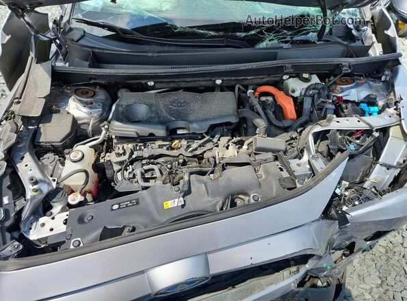 4T3R6RFV3MU016241 2021 TOYOTA RAV4 Silver Вид підкапотного простору