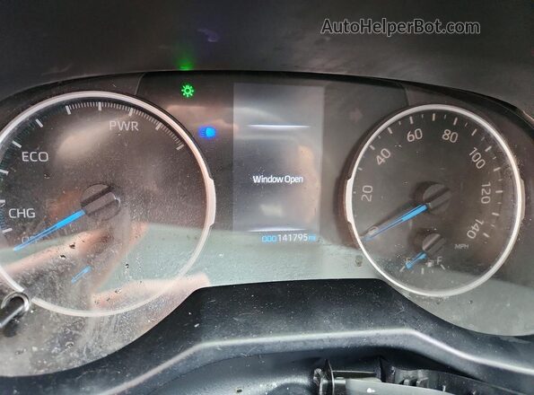 4T3R6RFV3MU016241 2021 TOYOTA RAV4 Silver Вид щитка приладів