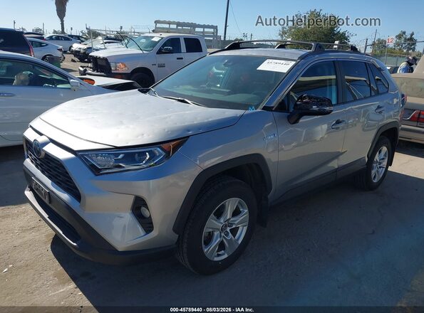 4T3R6RFV5MU016905 2021 TOYOTA RAV4 HYBRID Silver Front left