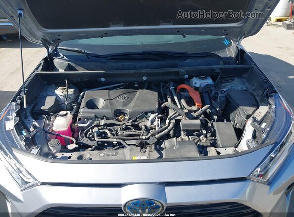 4T3R6RFV5MU016905 2021 TOYOTA RAV4 HYBRID Silver Rear view