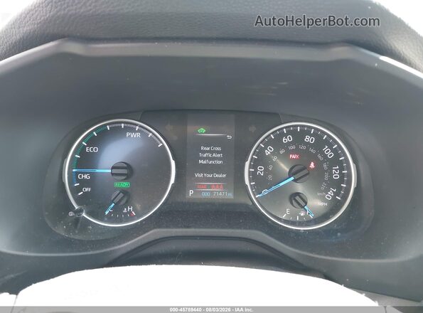 4T3R6RFV5MU016905 2021 TOYOTA RAV4 HYBRID Silver Rear seats view