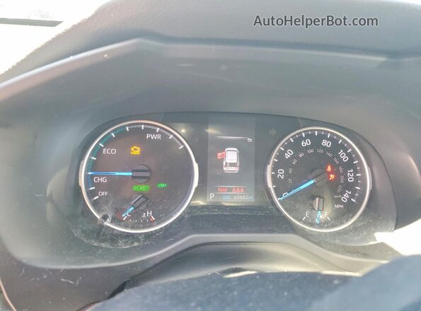 4T3R6RFV5MU023479 2021 TOYOTA RAV4 Black Instrument cluster view