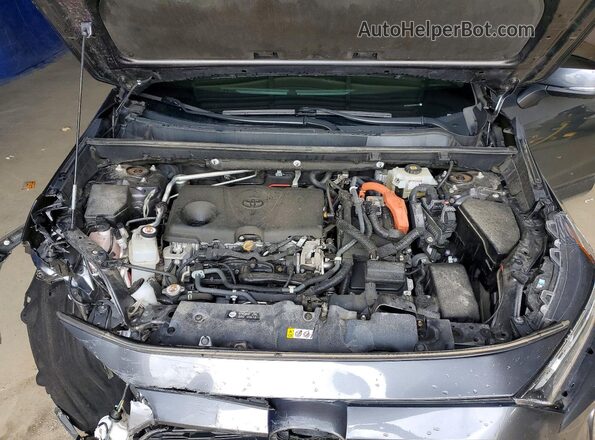 4T3R6RFV5MU023479 2021 TOYOTA RAV4 Black Engine compartment view
