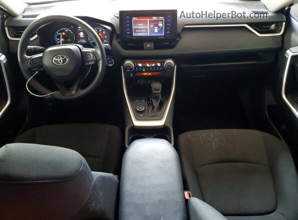 4T3R6RFV5MU023479 2021 TOYOTA RAV4 Black Dashboard view