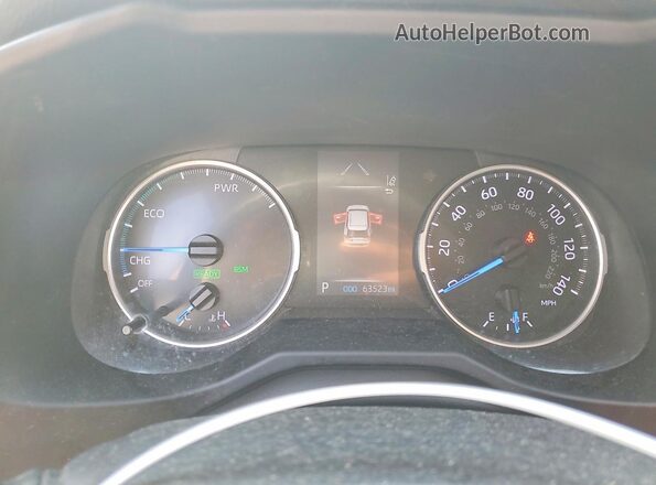 4T3R6RFV7LU002020 2020 TOYOTA RAV4 Серебряный Вид щитка приборов