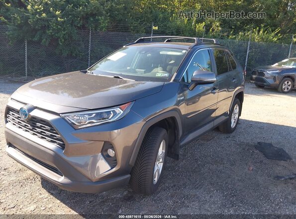 4T3R6RFV7MU021829 2021 TOYOTA RAV4 Gray Przód lewy