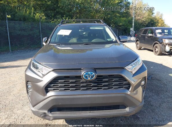 4T3R6RFV7MU021829 2021 TOYOTA RAV4 Gray Widok wnętrza z tyłu