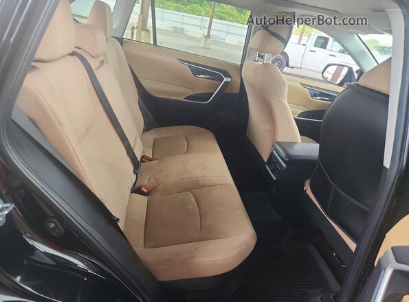 4T3RWRFV0LU002134 2020 TOYOTA RAV4 Black Вид задніх сидінь
