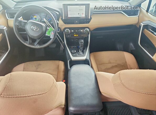 4T3RWRFV0LU002134 2020 TOYOTA RAV4 Black Вид панелі приладів