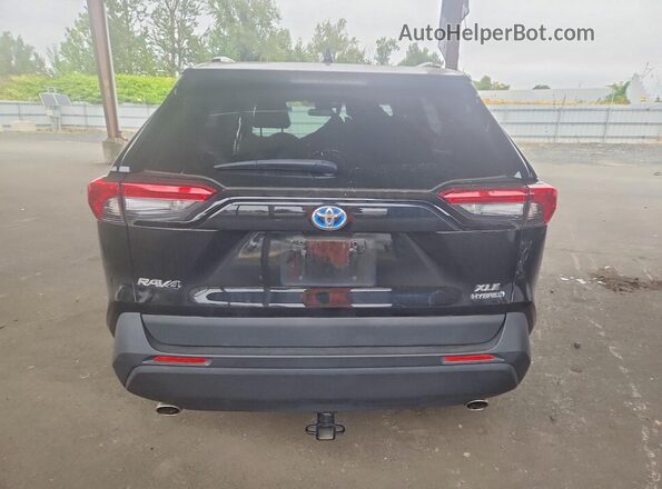 4T3RWRFV0LU002134 2020 TOYOTA RAV4 Black Вид ззаду