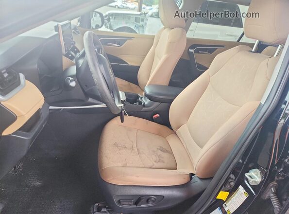 4T3RWRFV0LU002134 2020 TOYOTA RAV4 Black Вид салону спереду