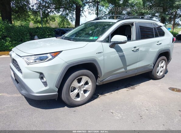 4T3RWRFV0MU026693 2021 TOYOTA RAV4 HYBRID Silver Передня ліва чверть