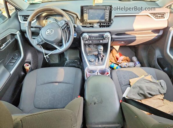 4T3RWRFV0NU050770 2022 TOYOTA RAV4 Gray Вид панелі приладів