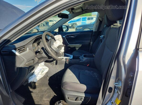 4T3RWRFV0NU075989 2022 TOYOTA RAV4 Gray წინა სალონის ხედი