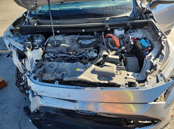 4T3RWRFV0NU075989 2022 TOYOTA RAV4 Gray ძრავის განყოფილების ხედი