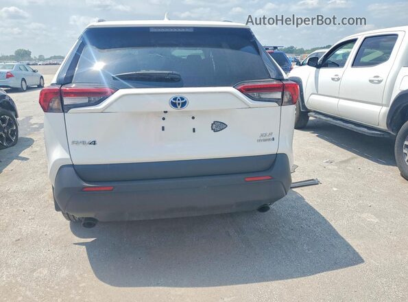 4T3RWRFV0NU076141 2022 TOYOTA RAV4 White Widok z tyłu