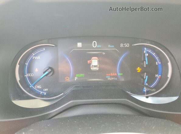 4T3RWRFV0RU110617 2024 TOYOTA RAV4 Gray Вид щитка приладів