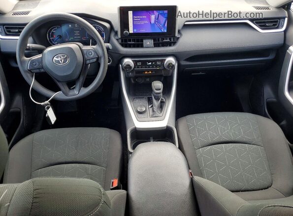 4T3RWRFV0RU110617 2024 TOYOTA RAV4 Gray Вид панелі приладів