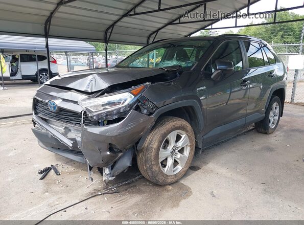 4T3RWRFV1MU030347 2021 TOYOTA RAV4 HYBRID Gray Przód lewy