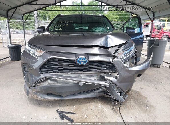 4T3RWRFV1MU030347 2021 TOYOTA RAV4 HYBRID Gray Widok z przodu