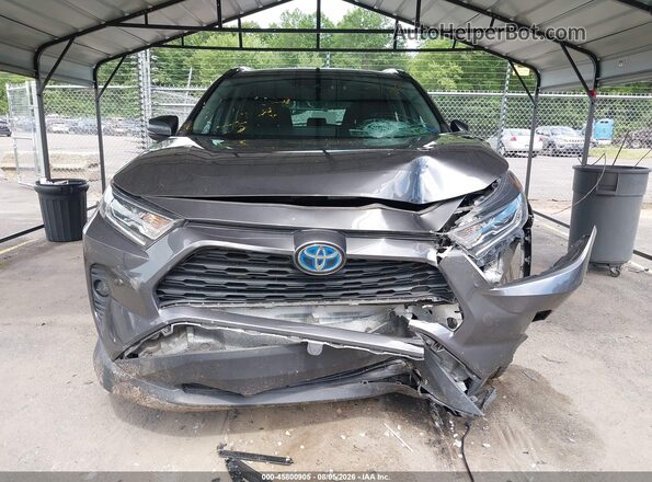 4T3RWRFV1MU030347 2021 TOYOTA RAV4 HYBRID Gray Widok zestawu wskaźników