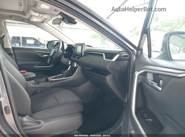 4T3RWRFV1MU030347 2021 TOYOTA RAV4 HYBRID Gray Widok wnętrza z przodu