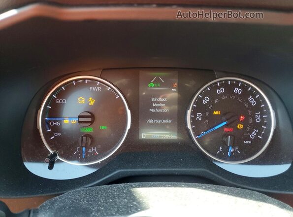4T3RWRFV1NU061261 2022 TOYOTA RAV4 Gray Սարքավորումների վահանակի տեսք