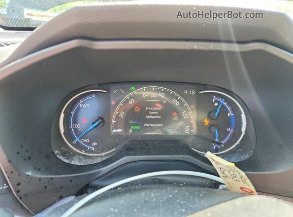 4T3RWRFV1RU147255 2024 TOYOTA RAV4 Black Вид щитка приладів
