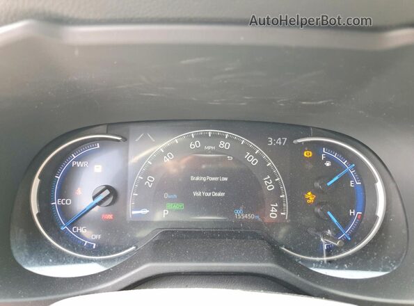 4T3RWRFV2RU133722 2024 TOYOTA RAV4 Silver Widok zestawu wskaźników