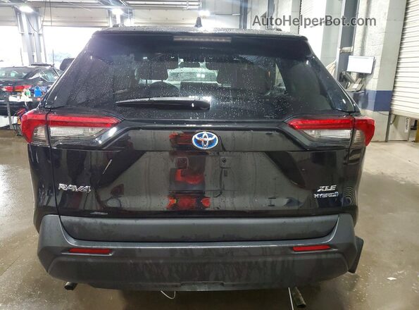 4T3RWRFV3MU014960 2021 TOYOTA RAV4 Black უკანა ხედი