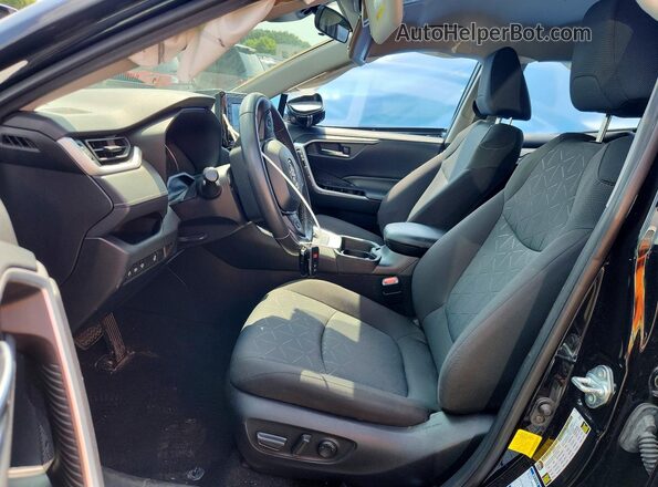 4T3RWRFV3MU014960 2021 TOYOTA RAV4 Black წინა სალონის ხედი