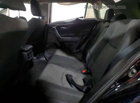 4T3RWRFV3MU014960 2021 TOYOTA RAV4 Black უკანა სავარძლების ხედი