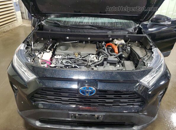 4T3RWRFV3MU014960 2021 TOYOTA RAV4 Black უკანა სალონის ხედი