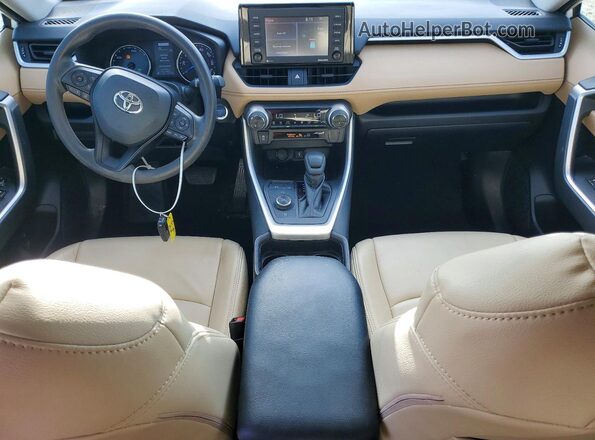 4T3RWRFV3MU048381 2021 TOYOTA RAV4 Белый Вид панели приборов